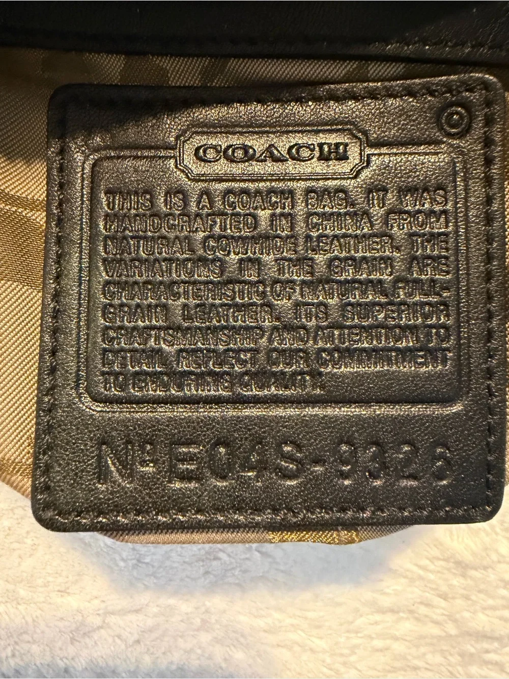 Black Coach Legacy Slim Hobo (Style 9326), a popular vintage Y2K handbag VGUC